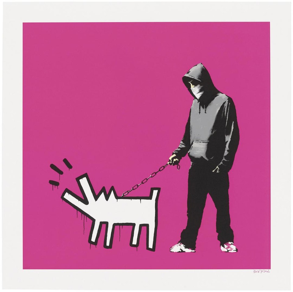 Choose Your Weapon (Magenta) by Banksy
