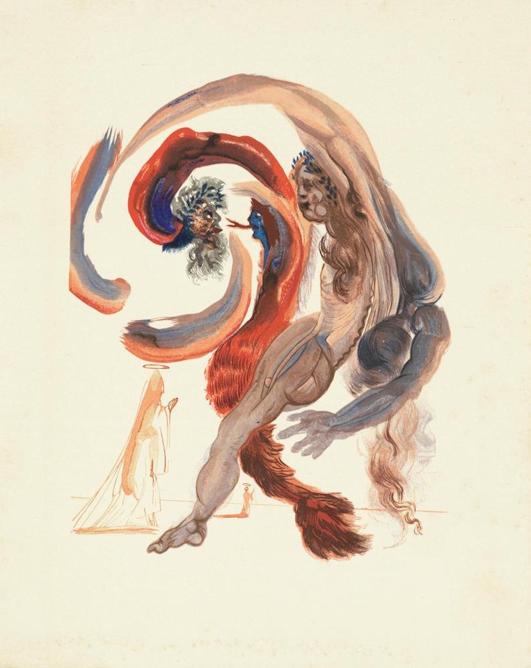 Divine Comedy (Michler & Löpsinger 1039-1138) by Salvador Dali