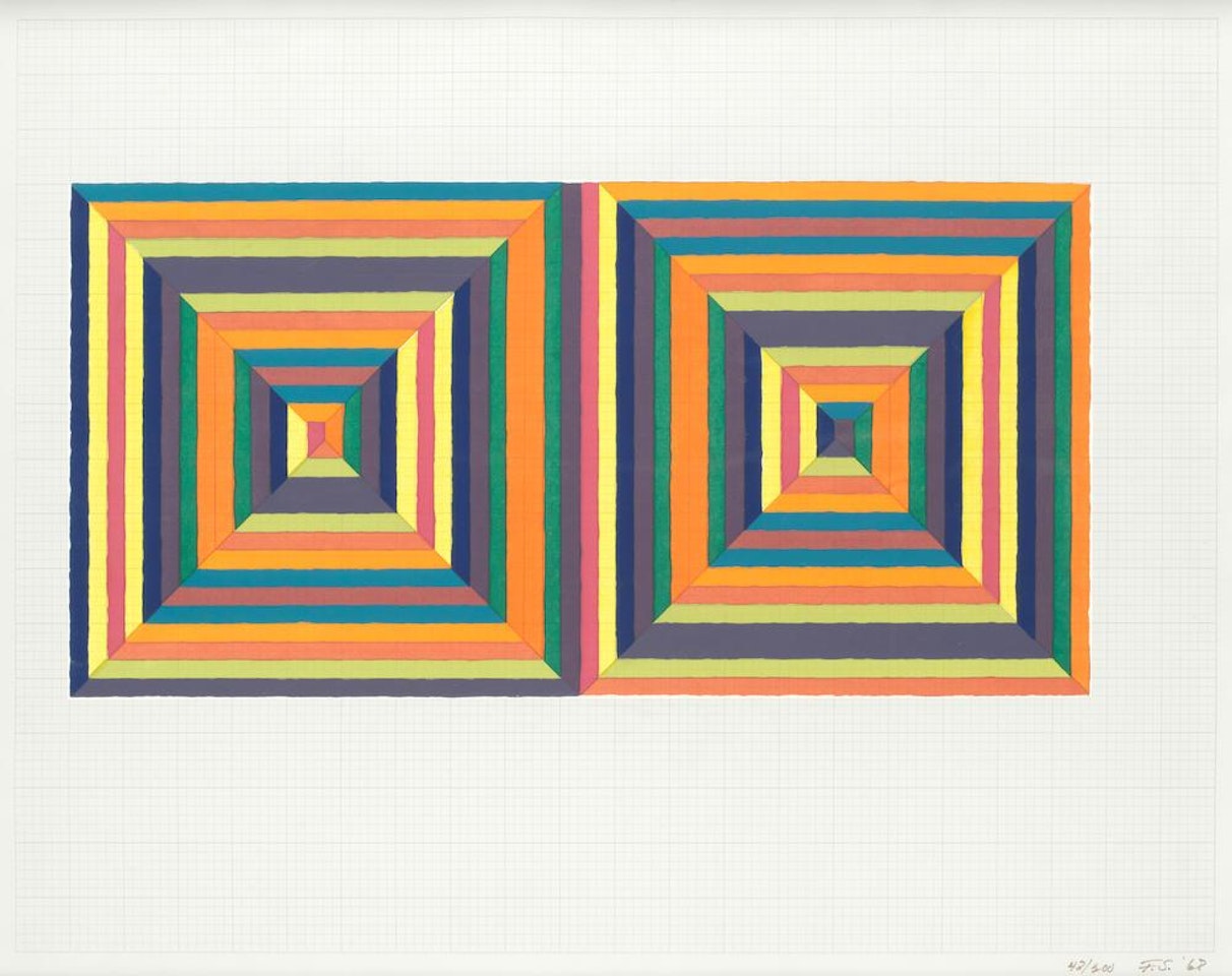 Fortin de las Flores (First Version), from 'Ten from Leo Castelli Series' (Axsom I.B.) by Frank Stella