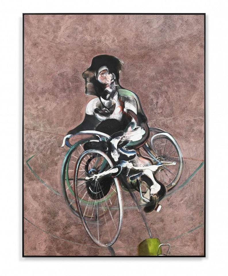 Portrait of George Dyer Riding a Bicycle by Francis Bacon
