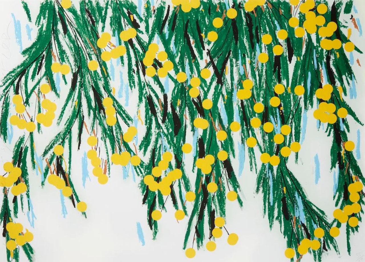 Yellow Mimosa, July 23, , 2015 by Donald Sultan