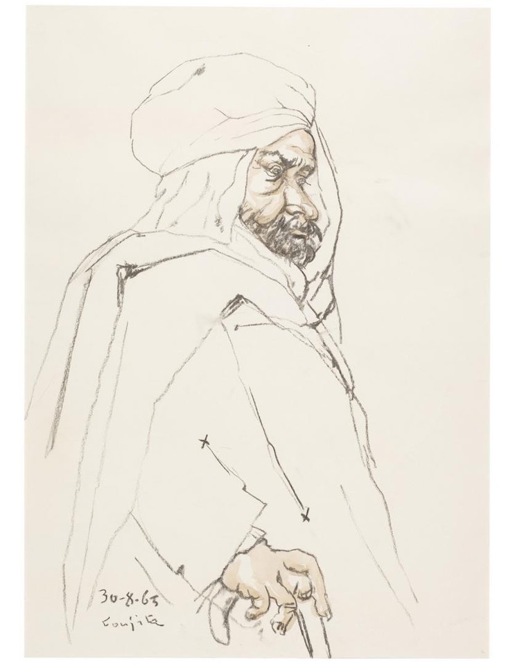 Untitled (Homme) by Leonard Tsuguharu Foujita