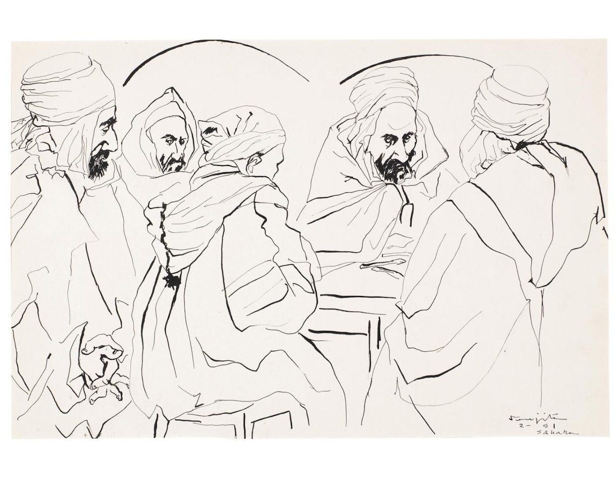 Sahara by Leonard Tsuguharu Foujita