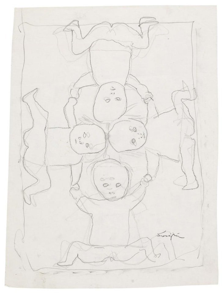 Untitled (Jeux d’enfants) by Leonard Tsuguharu Foujita