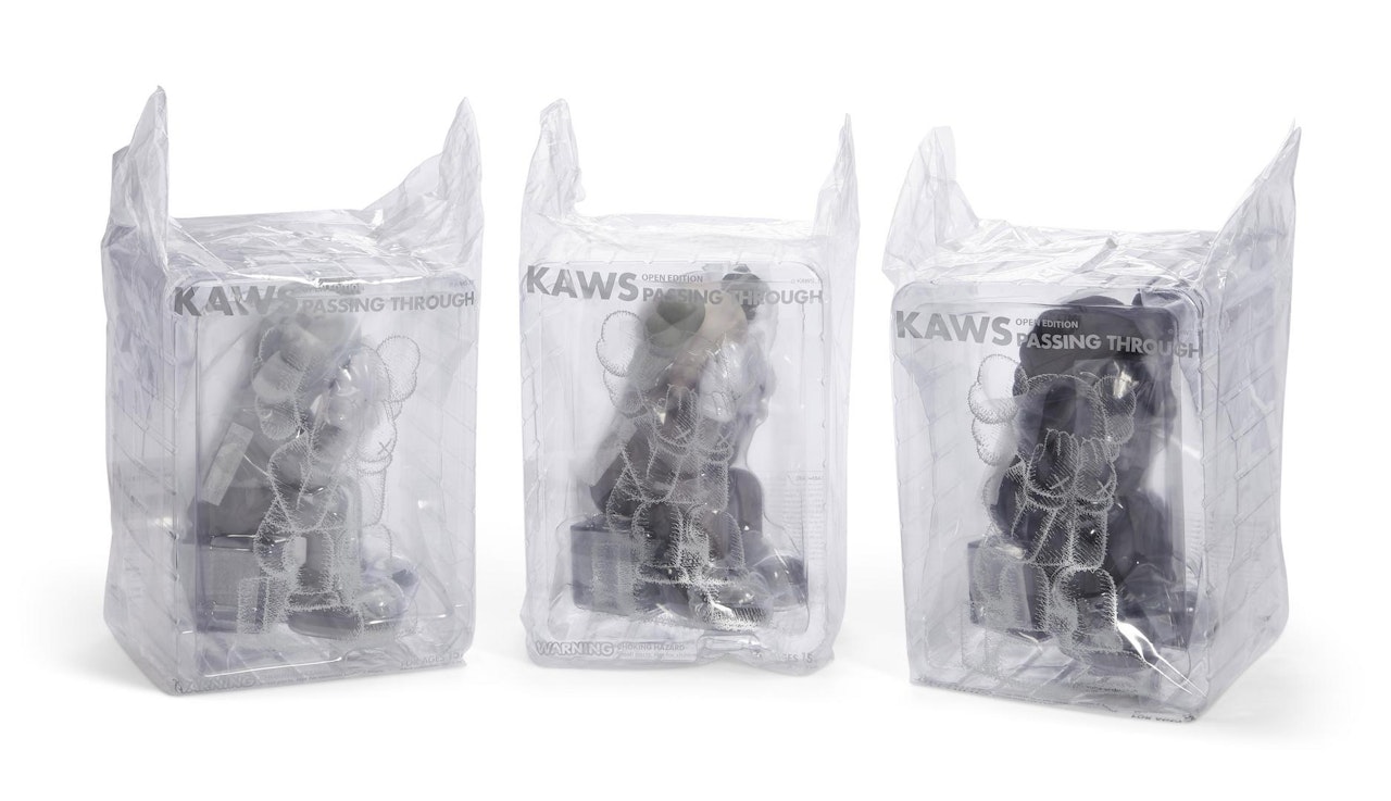 COMPANION: PASSING THROUGH (Gray, Brown, & Black) by Kaws