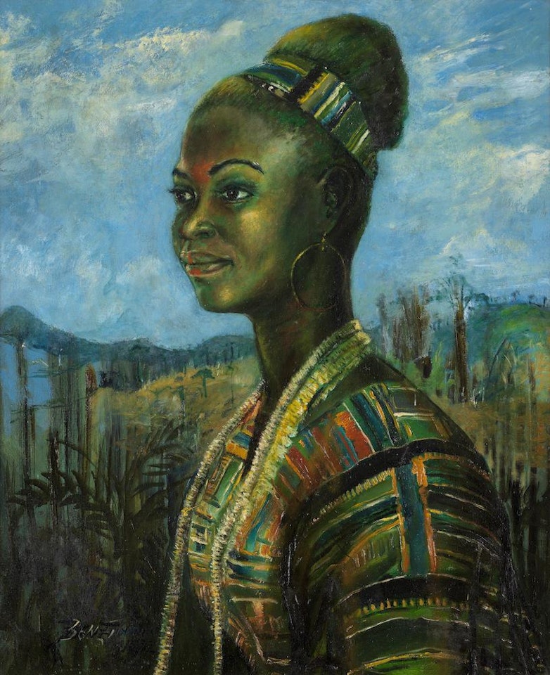 Portrait of Marianne by Ben Enwonwu