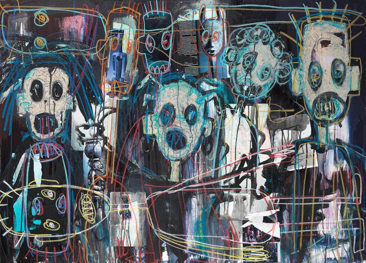 Untitled by Aboudia Abdoulaye Diarrassouba