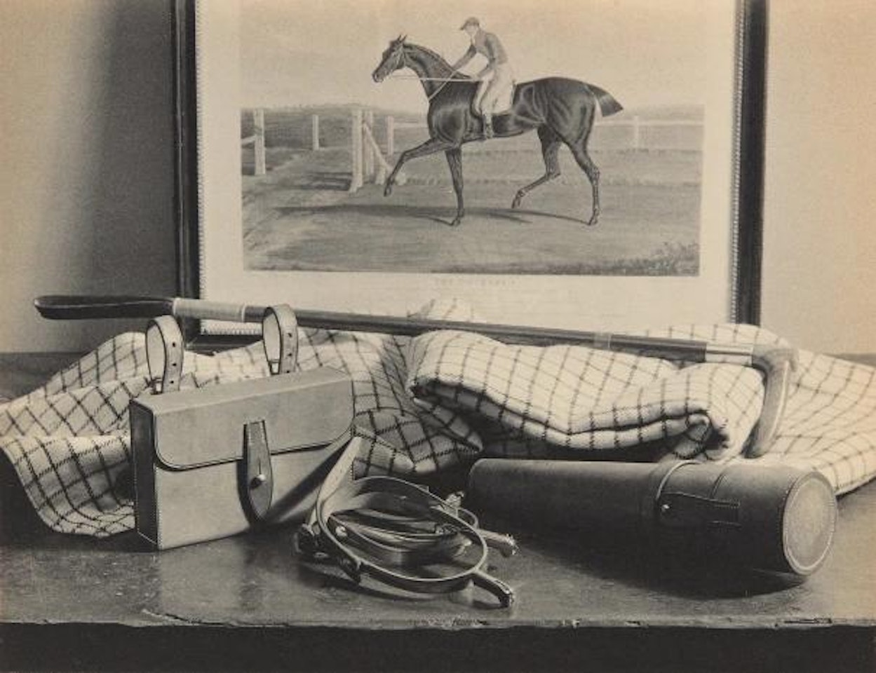 Riding Crop with Spurs and Jacket by Paul Outerbridge, Jr