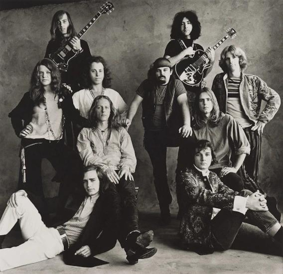 Rock Groups, San Francisco (Big Brother and the Holding Company and The Grateful Dead), 1967 by Irving Penn