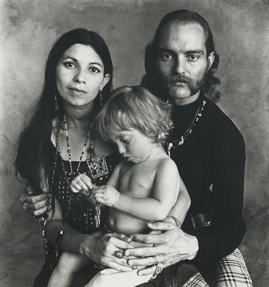 Hippie Family F (San Francisco), 1967 by Irving Penn