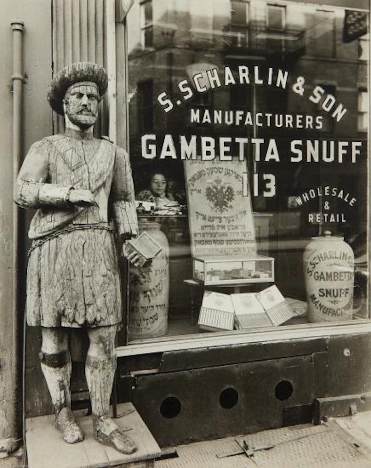 Snuff Shop, 113 Division Street at Orchard Street by Berenice Abbott