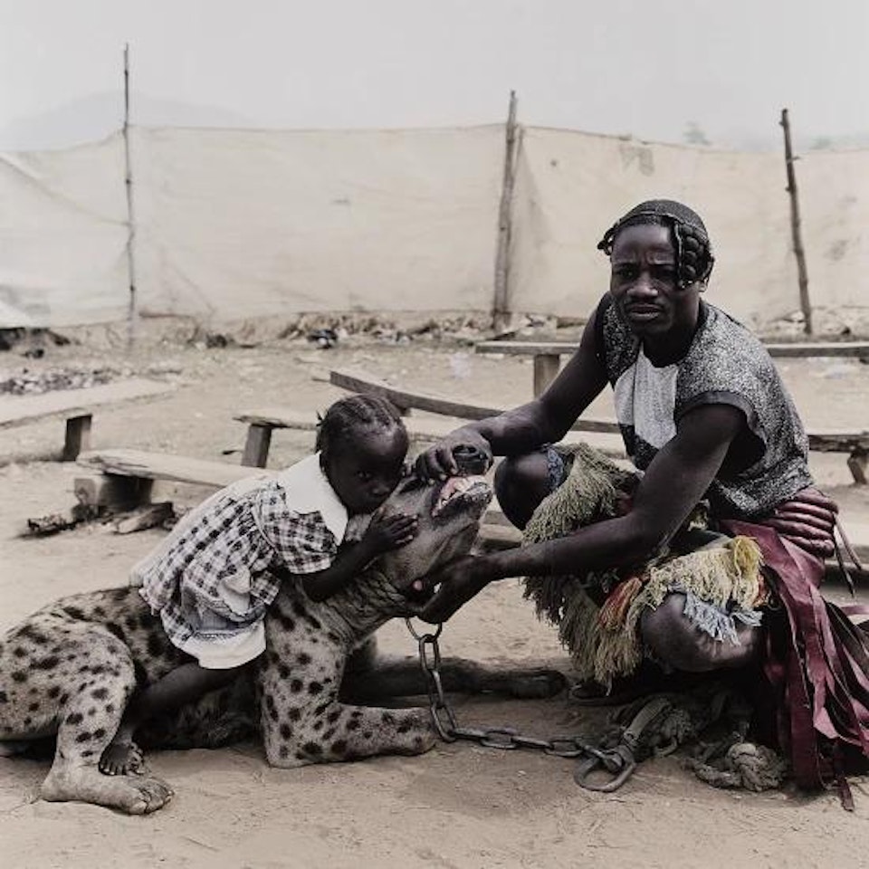 Mummy Ahmadu and Mallam Mantari Lamal with Mainasara, Abuja, Nigeria from The Hyena and Other Men by Pieter Hugo