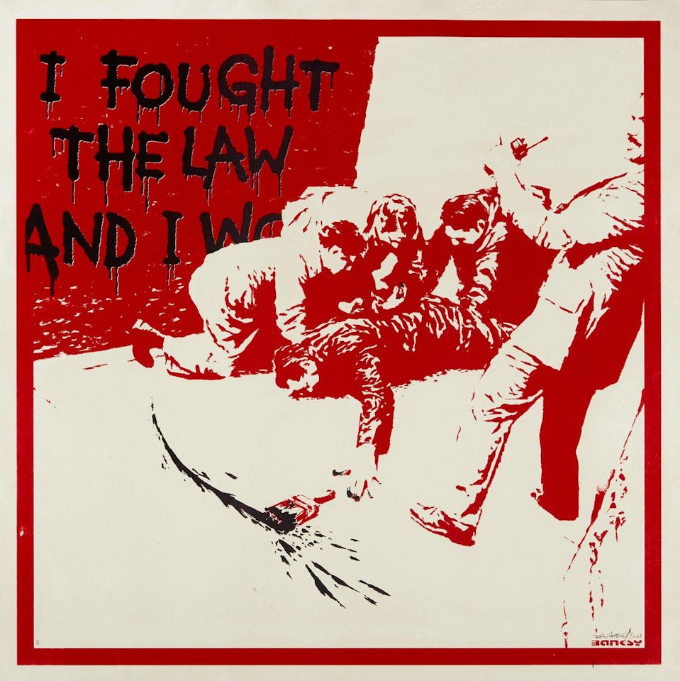 I FOUGHT THE LAW by Banksy