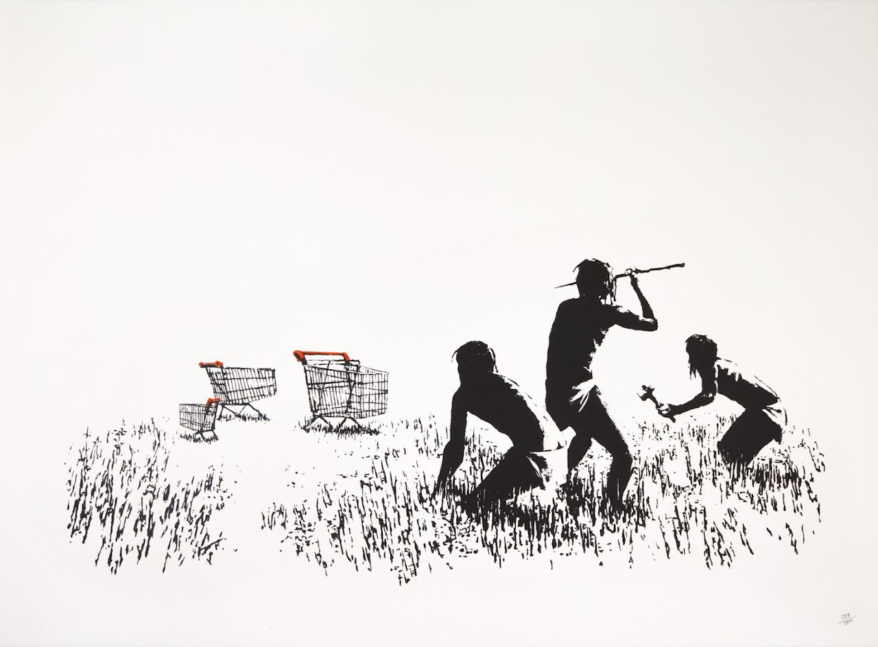 TROLLEYS by Banksy