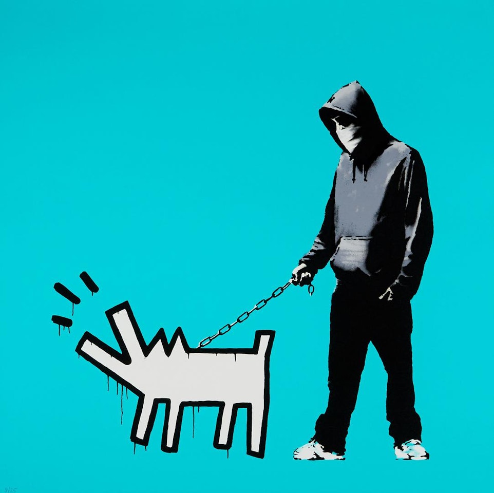 CHOOSE YOUR WEAPON - TURQUOISE by Banksy