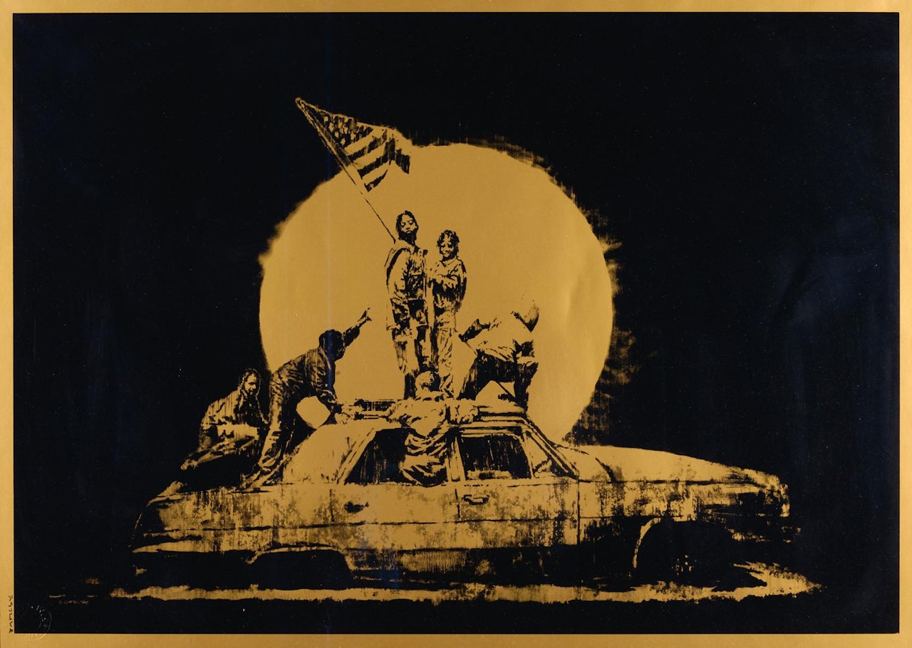 GOLD FLAG by Banksy