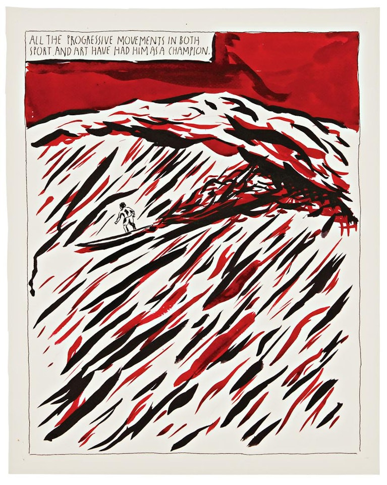 NO TITLE (ALL THE PROGRESSIVE MOVEMENTS...)  by Raymond Pettibon