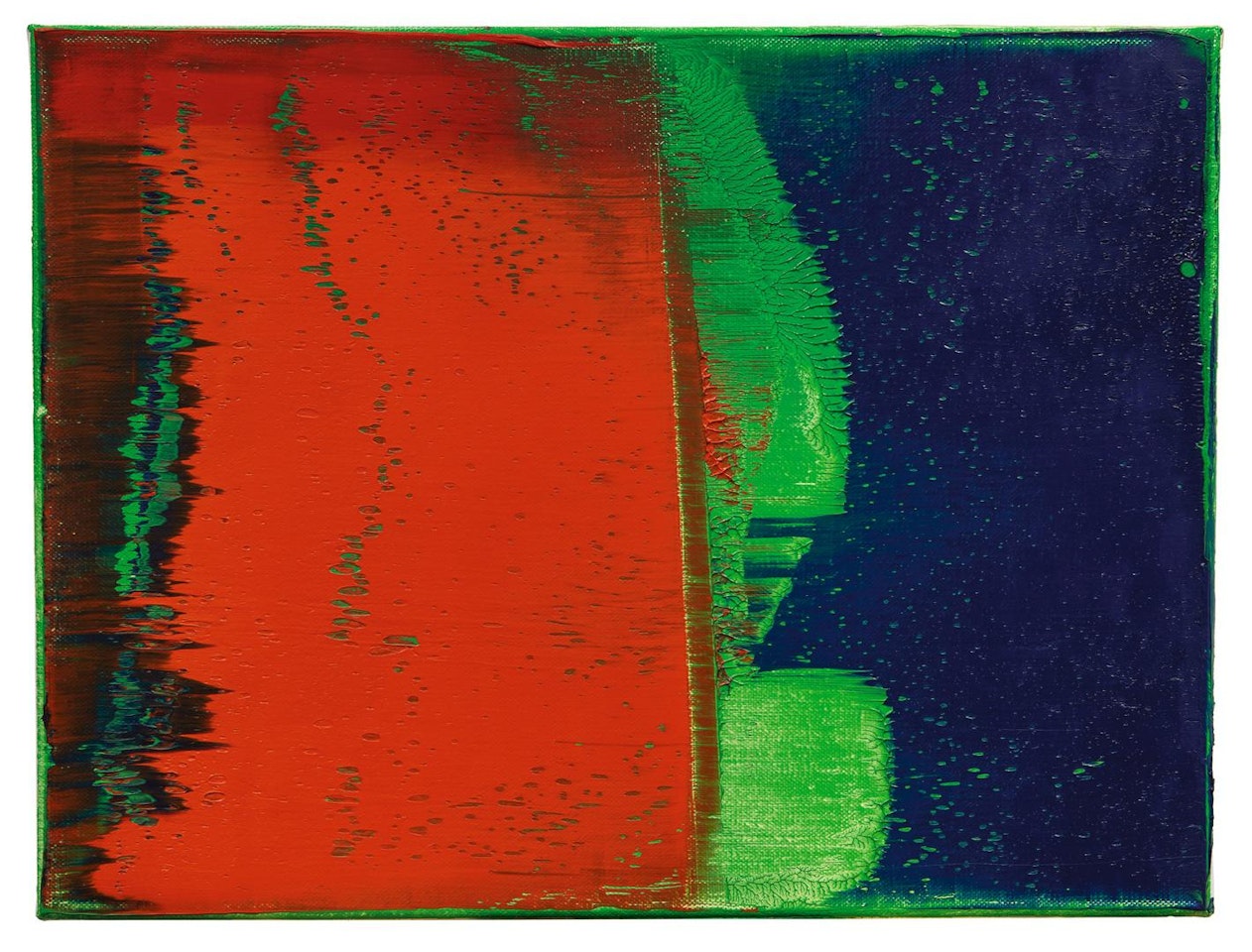 GRÜN-BLAU-ROT by Gerhard Richter