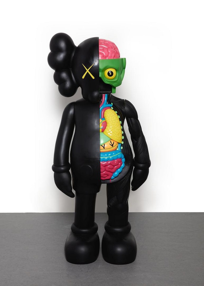 ORIGINALFAKE COMPANION (BLACK) by Kaws