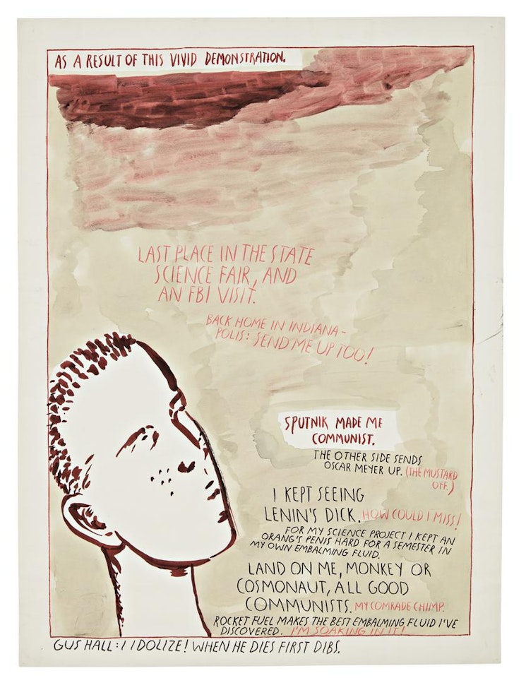 NO TITLE (AS A RESULT OF THIS...) by Raymond Pettibon