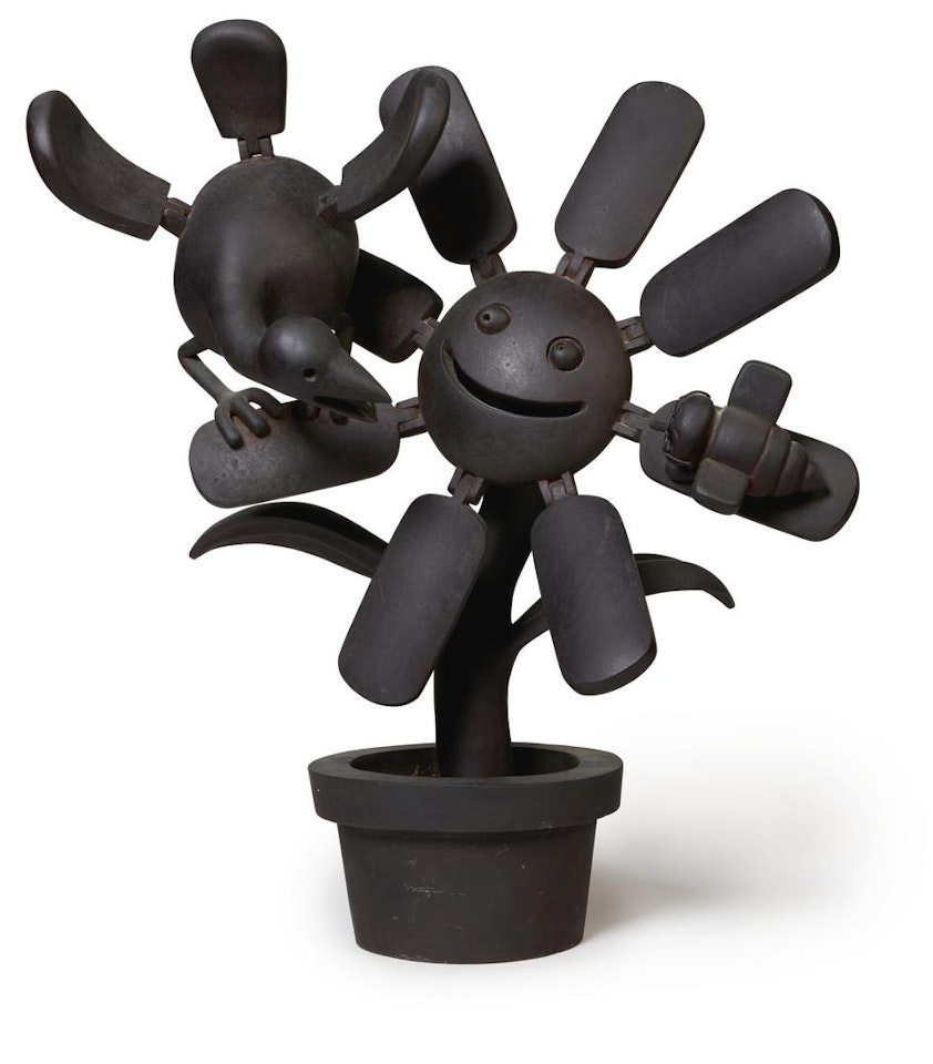 UNTITLED (FLOWER FACE) by Tom Otterness