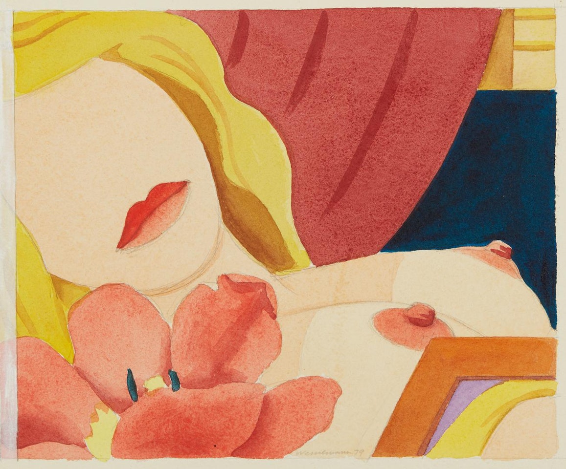STUDY FOR NUDE  by Tom Wesselmann