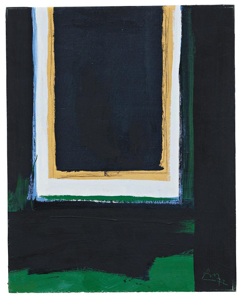 UNTITLED (GREEN)  by Robert Motherwell