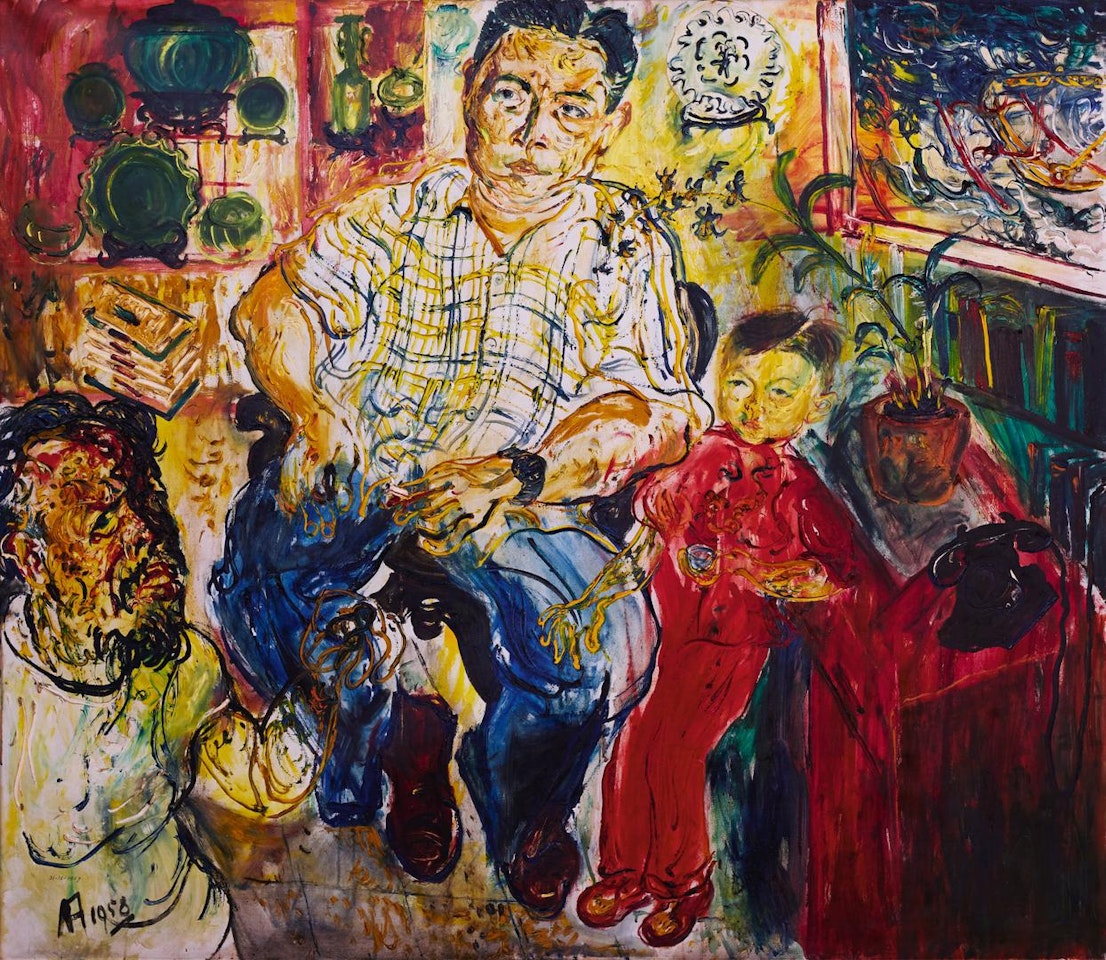 ARI (AFFANDI, RAKA AND IWAN) by Affandi