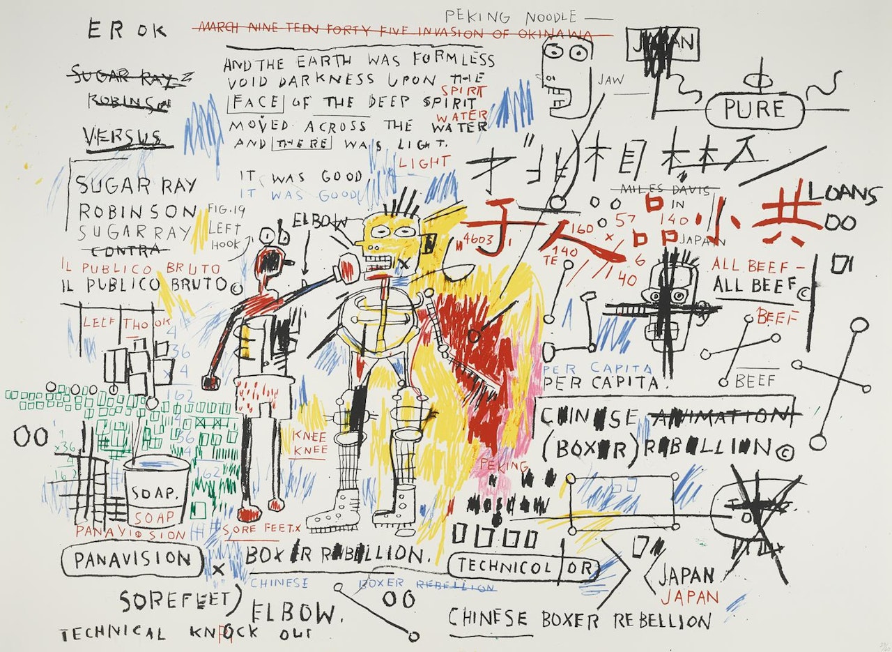 Boxer Rebellion by Jean-Michel Basquiat