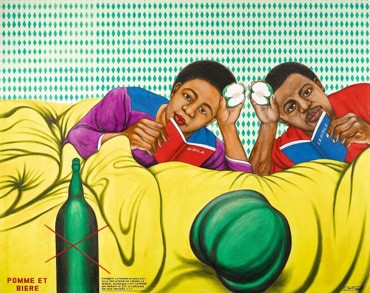 POMME ET BIERE by Chéri Samba