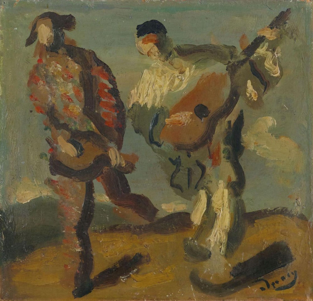 Arlequin et Pierrot by Andre Derain