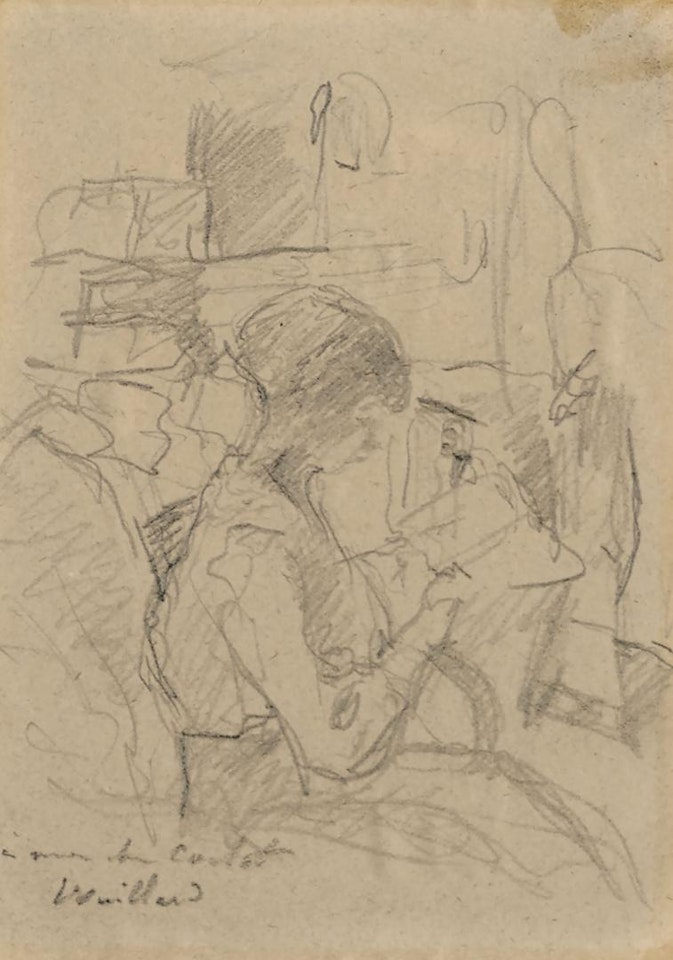 Jeune fille lisant by Édouard Vuillard