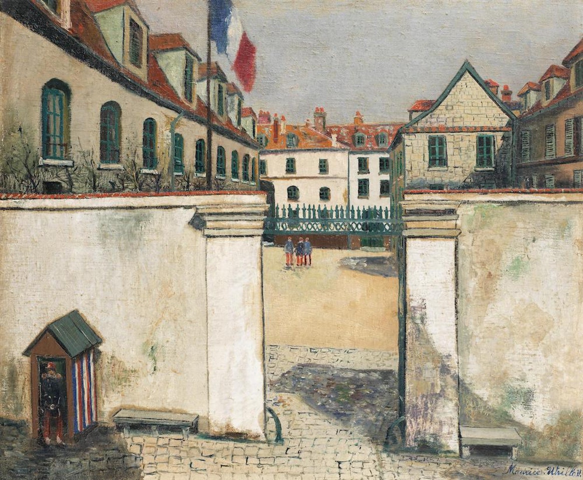 Caserne à Soissons by Maurice Utrillo