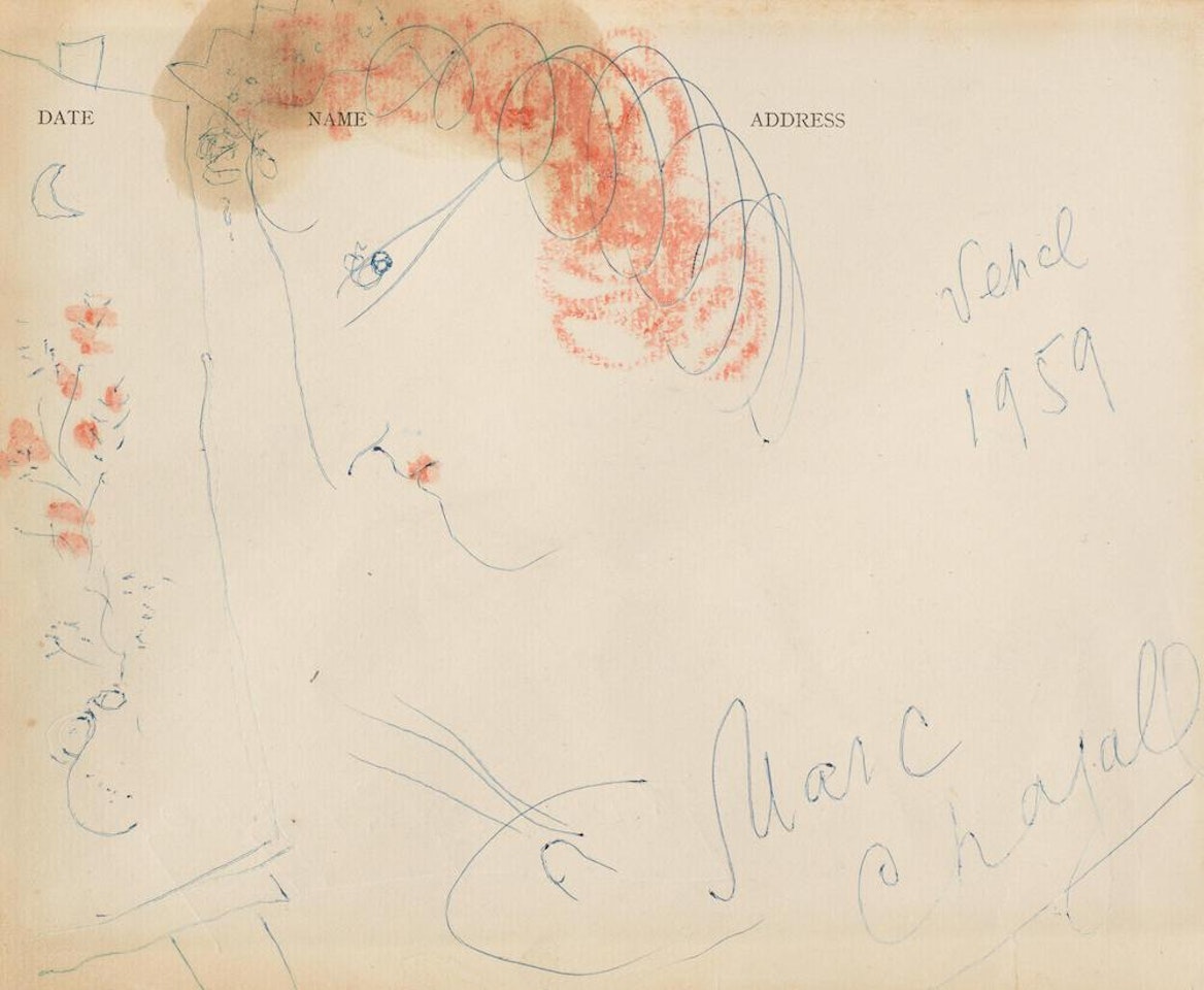 Profil du peintre by Marc Chagall