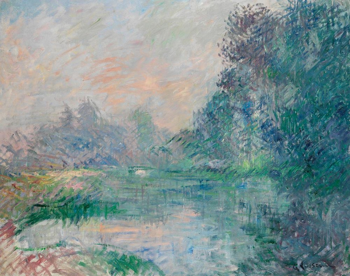 Bord de l'Eure, effet du matin by Gustave Loiseau