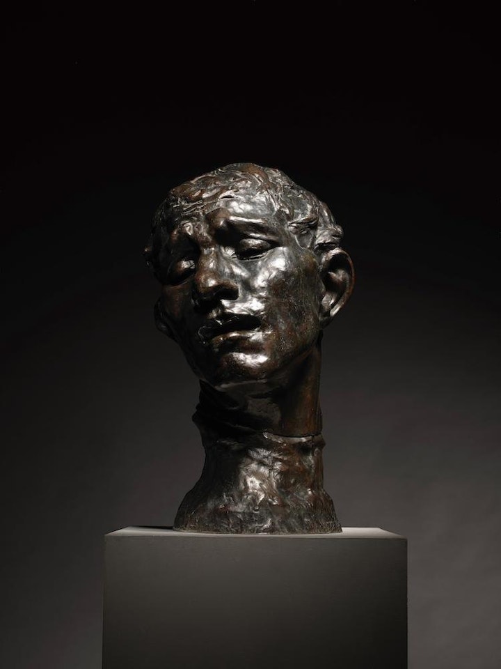 L'un des Bourgeois de Calais: Tête colossale de Pierre de Wissant by Auguste Rodin