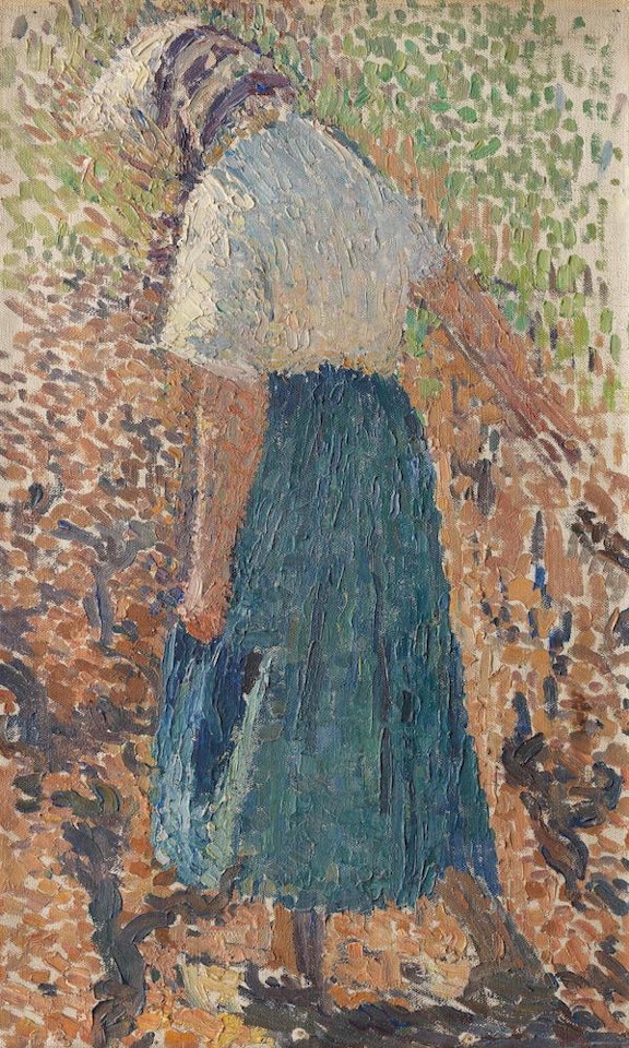 Jeune femme dans les vignes by Henri Martin