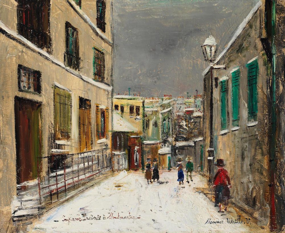 Impasse Trainée à Montmartre by Maurice Utrillo