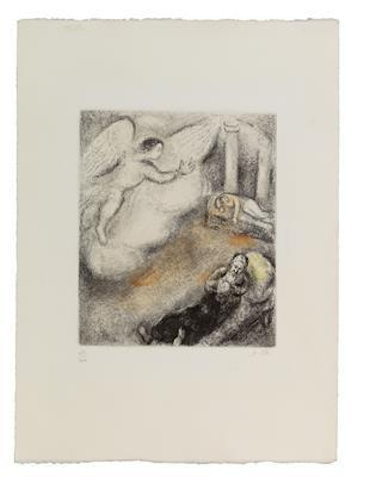 "Samuel appelé par Dieu" by Marc Chagall