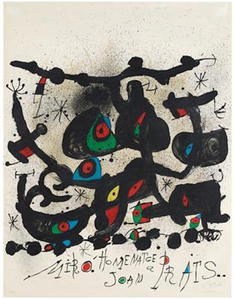 "Homenatge a Joan Prats" by Joan Miró