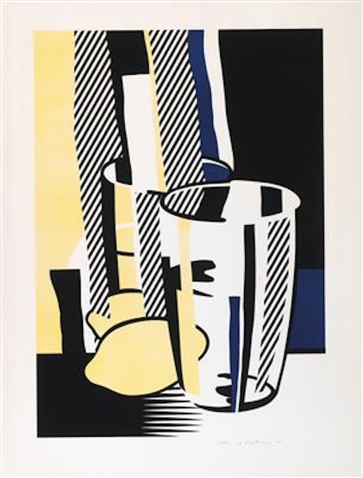 "Before the mirror" by Roy Lichtenstein