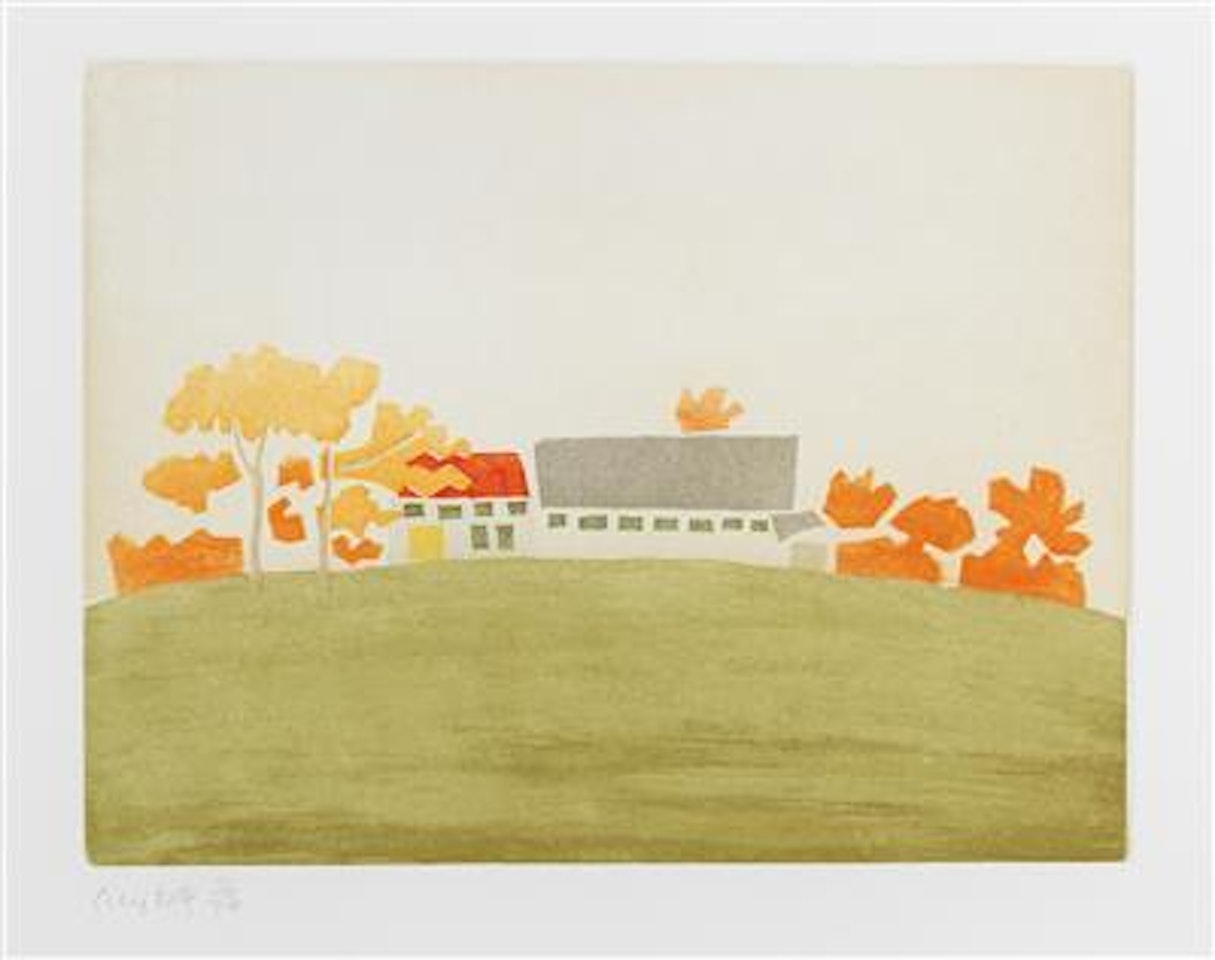 "House and Barn" by Alex Katz