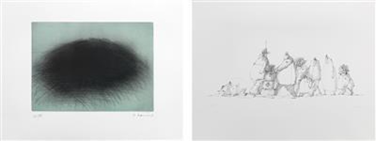 Arnulf Rainer  Paul Flora Georg Eisler and Othmar Zechyr by Various Artists