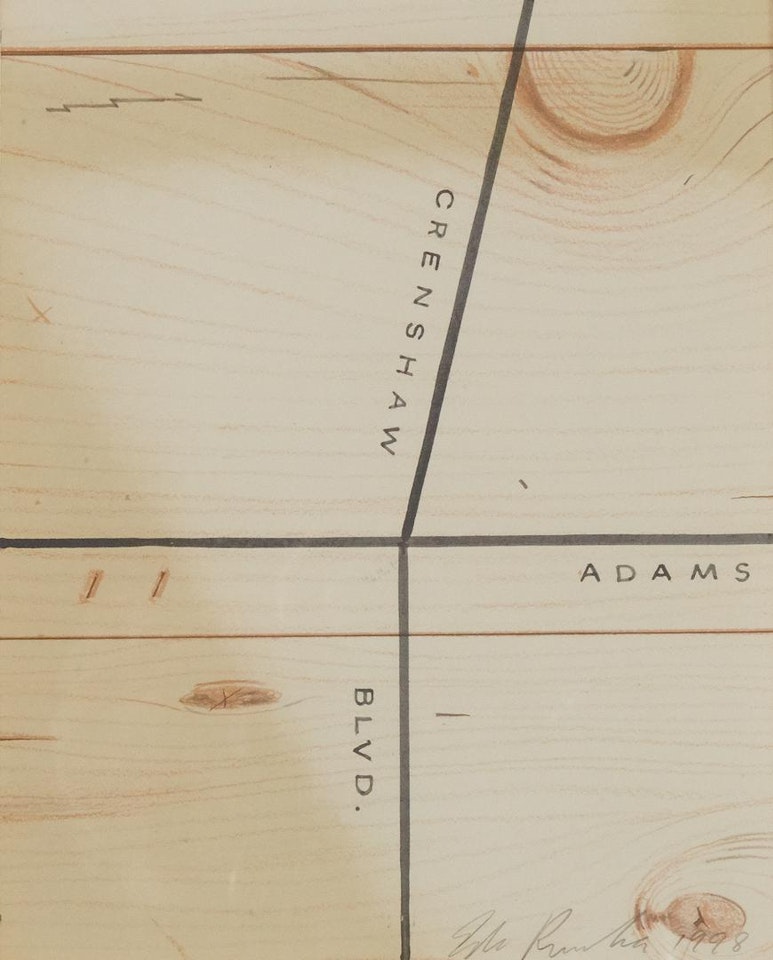 CRENSHAW, ADAMS by Ed Ruscha
