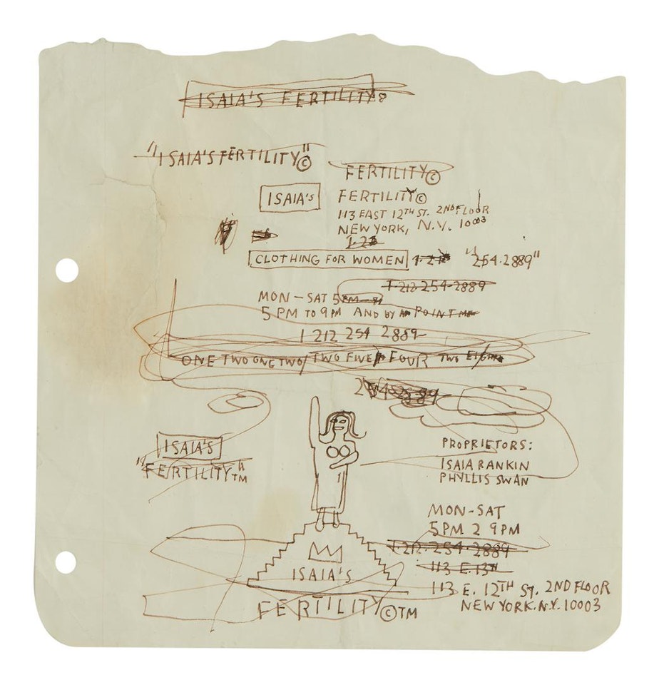 ISAIA'S FERTILITY by Jean-Michel Basquiat