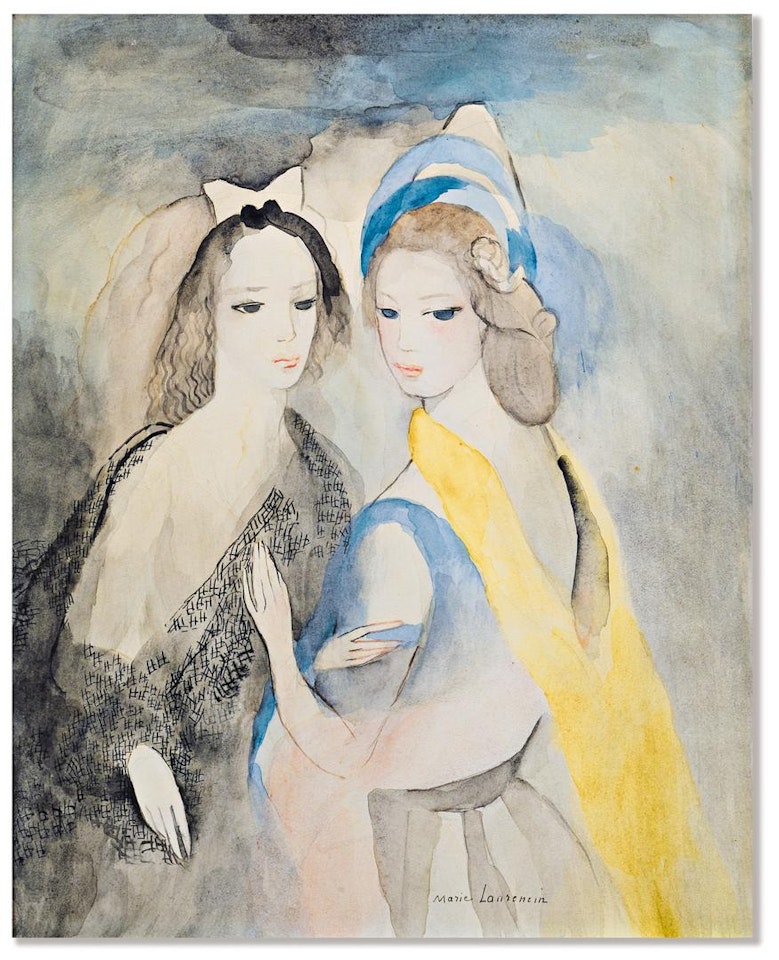 DEUX FEMMES  by Marie Laurencin