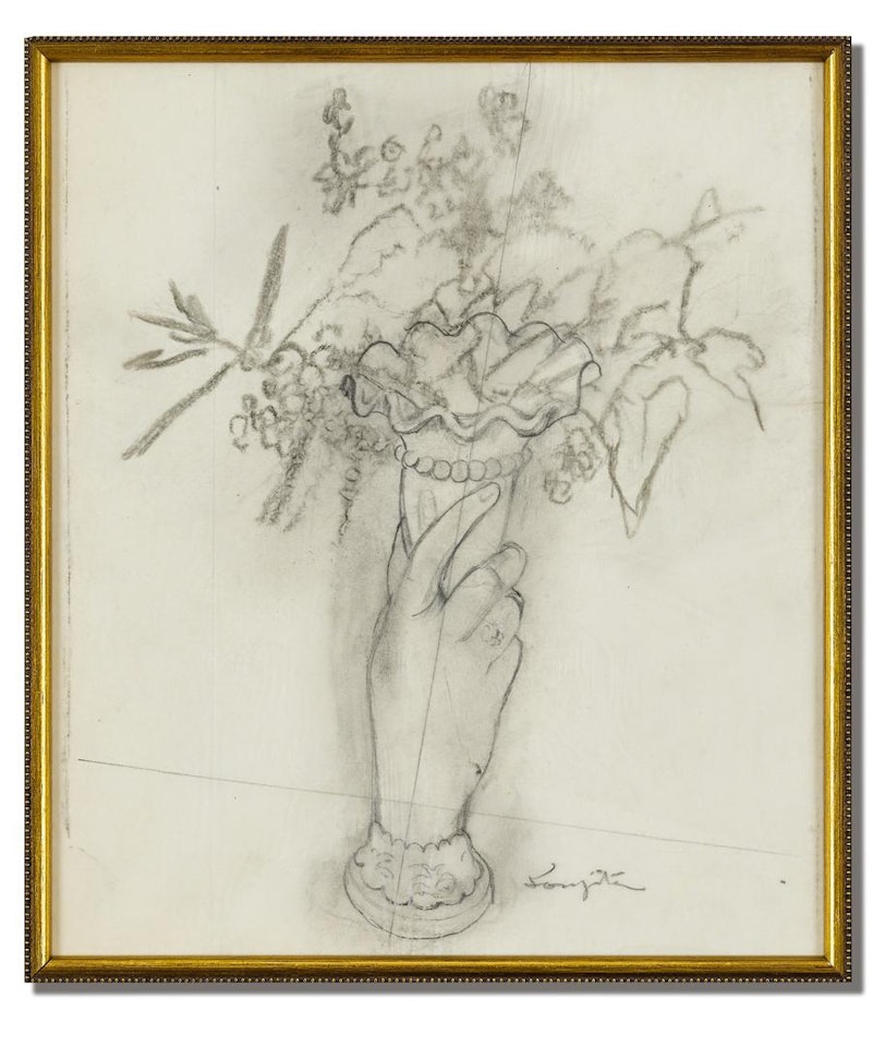 BOUQUET DE ROSES by Leonard Tsuguharu Foujita