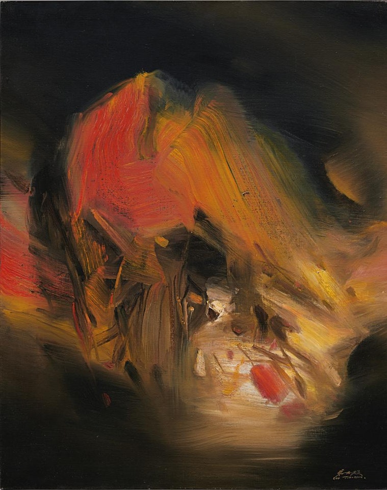 COMPOSITION NO. 570 by Chu Teh-Chun