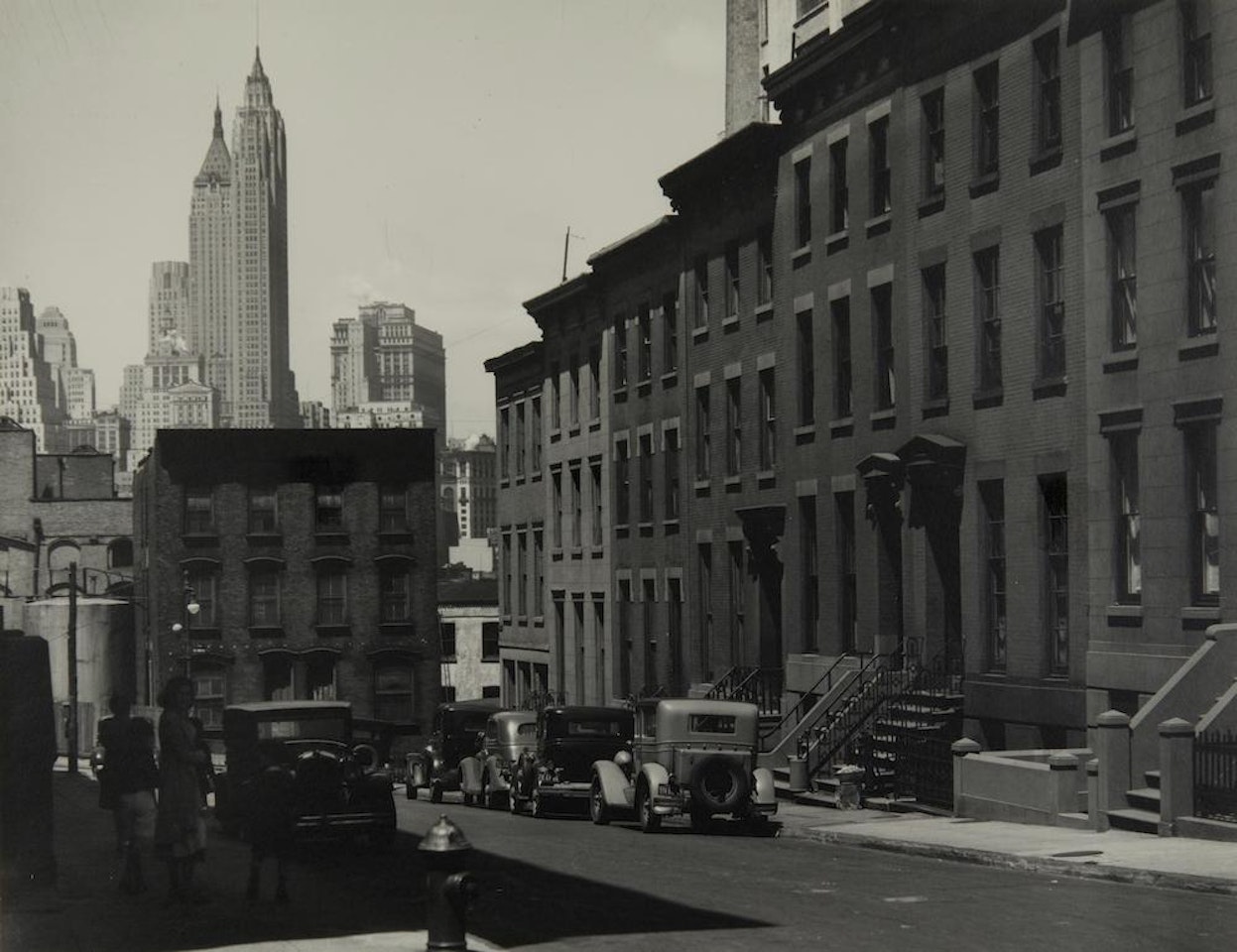 Willow and Poplar Streets by Berenice Abbott