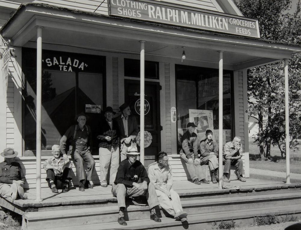Milliken's General Store, Bridgewater, Maine by Berenice Abbott
